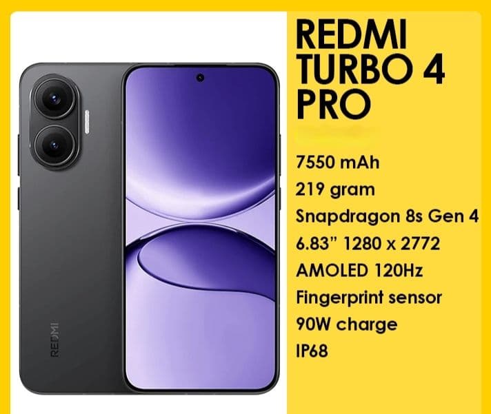 Redmi Turbo 4 Pro 12/256 SIM フリー 黒色