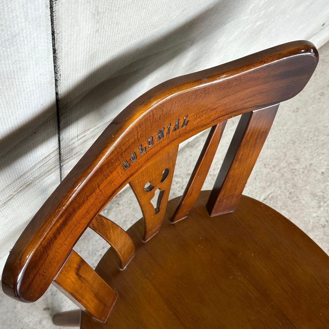 karimoku カリモク COLONIAL 回転式チェア 木製クラシック 椅子