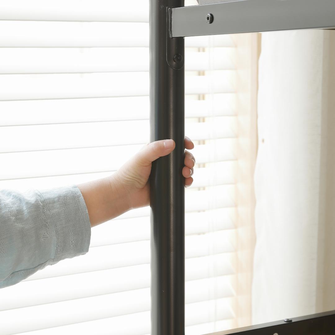 限定価格！ロフトベッド（S）コンセント付き ベッド 大人用 二段ベッド 耐震