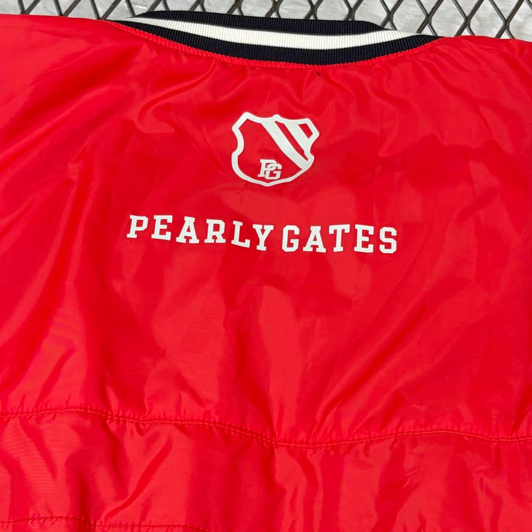 【超美品】中綿リバーシブル2WAYスニード ブルゾン PEARLY GATES