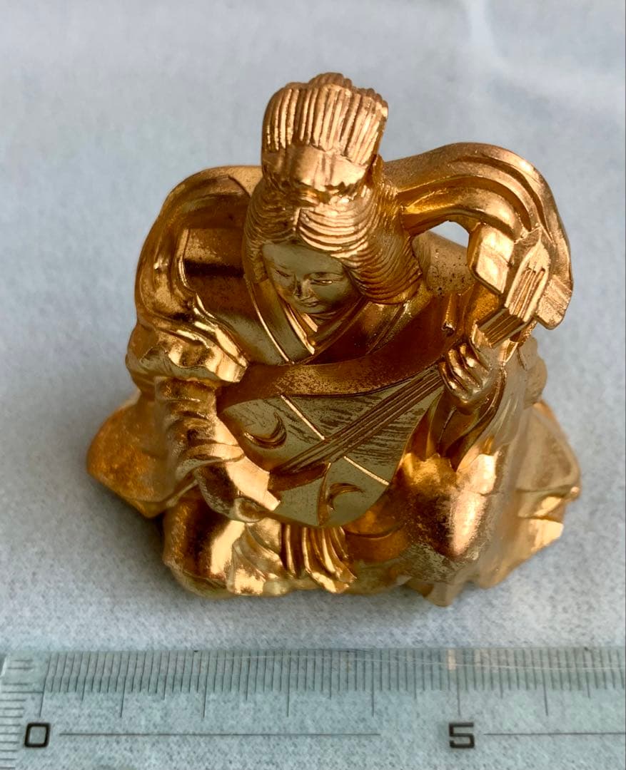 ☆【縁起物】開運 七福神 牧田秀雲原型 24金純金メッキ