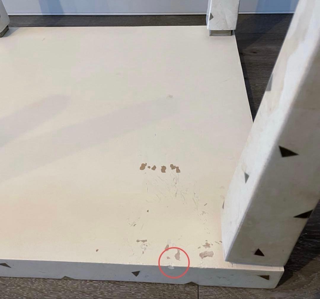 「安心のたのメル便」サイドテーブル ローテーブル コーヒーテーブル石目ホワイト