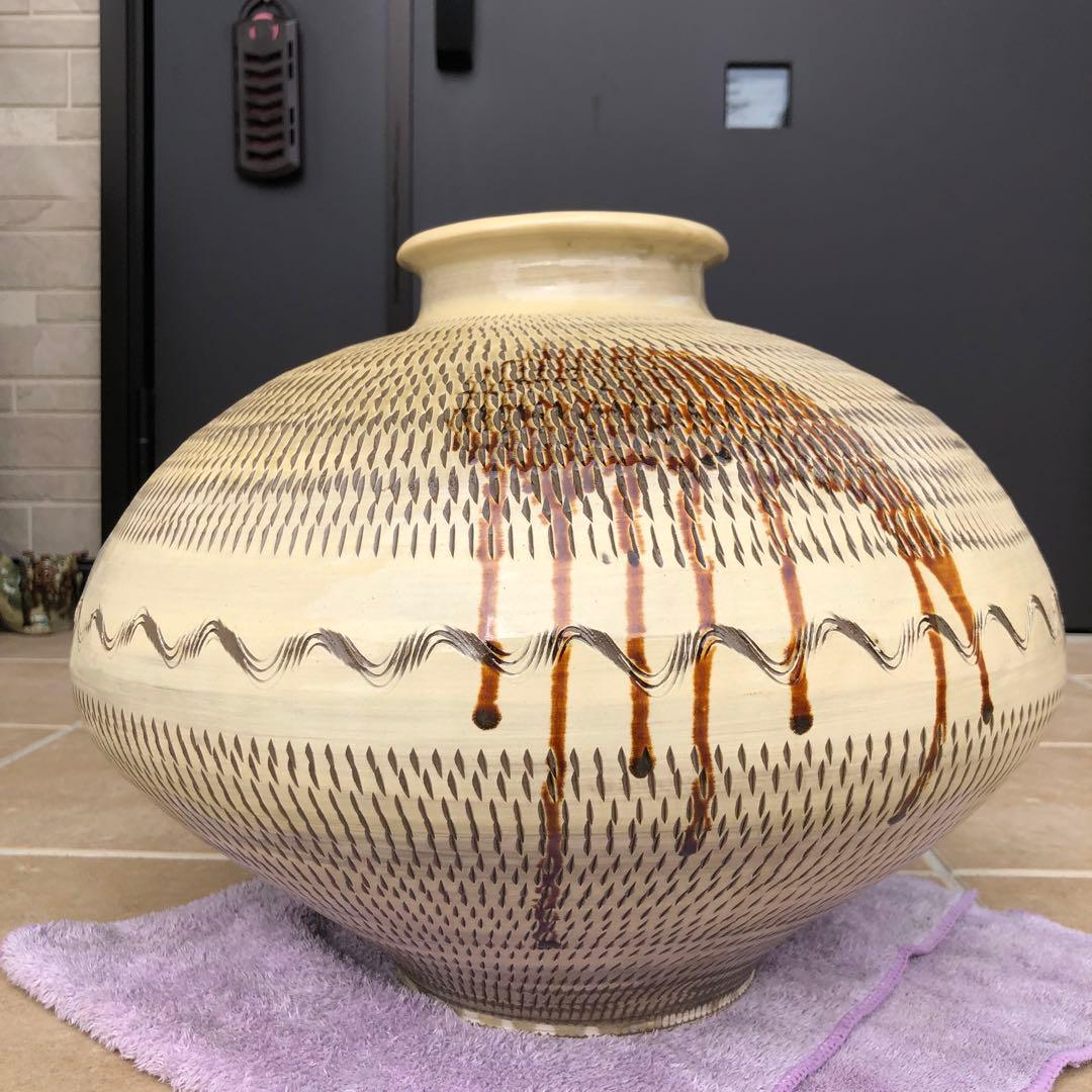 小鹿田焼　壺　花瓶　骨董品