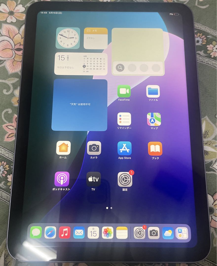 iPad本体 ipad mini6 64GB WIFI