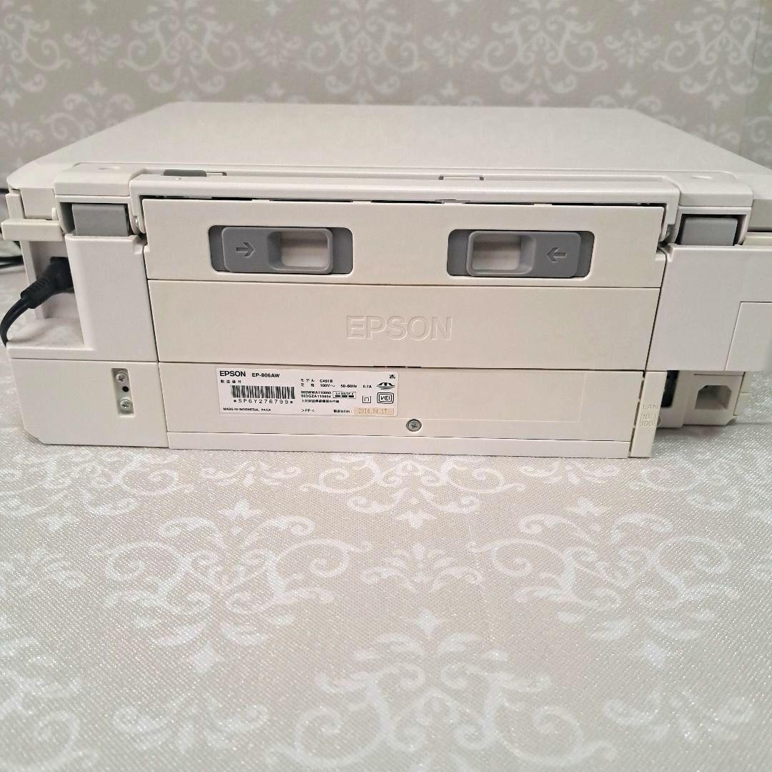 【ジャンク】EPSON EP-806AW プリンター　インク&付属品付き
