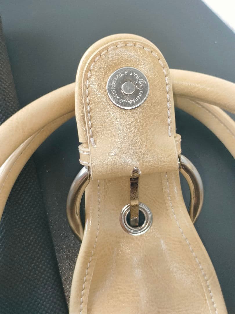 Hamano ハマノ　傳濱野　かごバッグ ベージュ