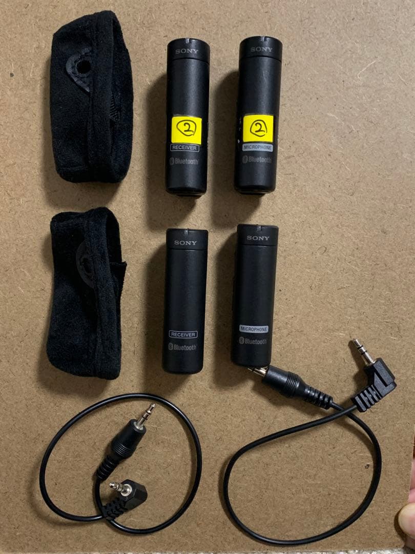【説明欄必読】 2台セット★ SONY ワイヤレスマイクロホン ECM-AW4