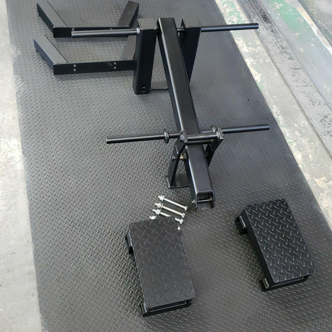 ミニベルトスクワットマシン　トレーニング　フイットネス　プレート２８mm