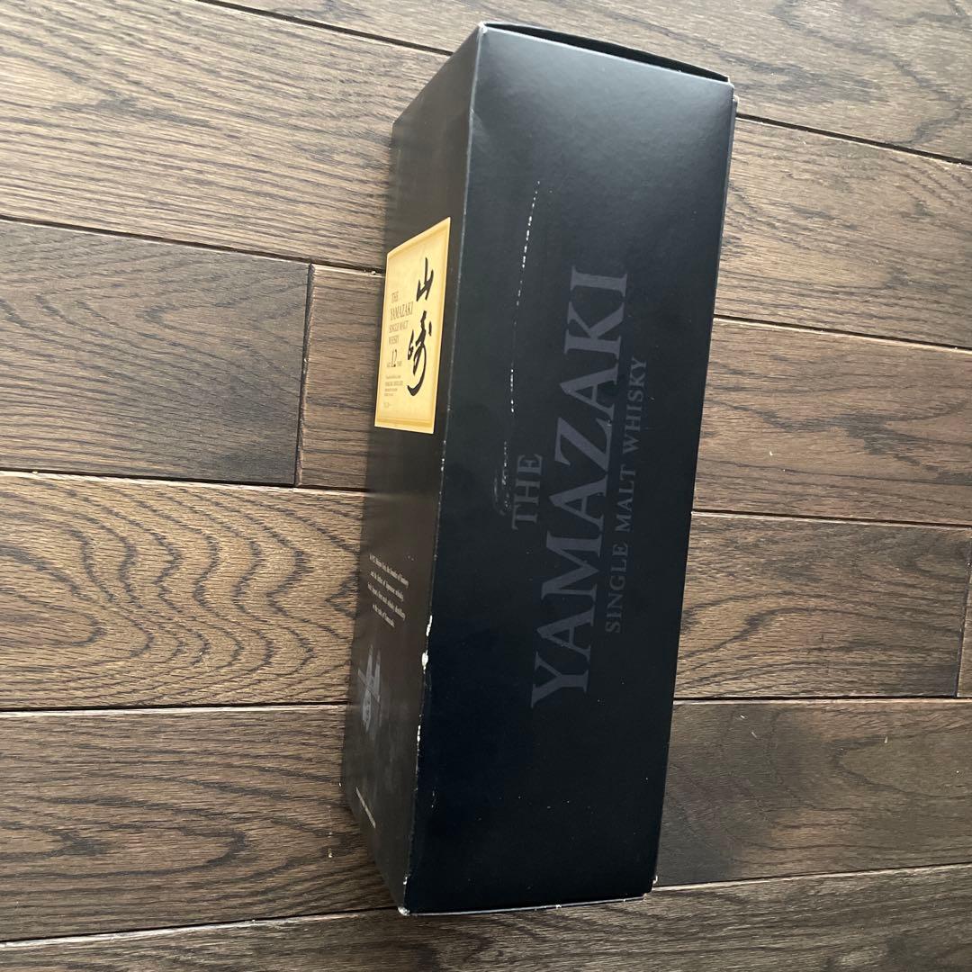 山崎 12年 旧ラベル シングルモルトウイスキー 700ml ギフトボックス付き