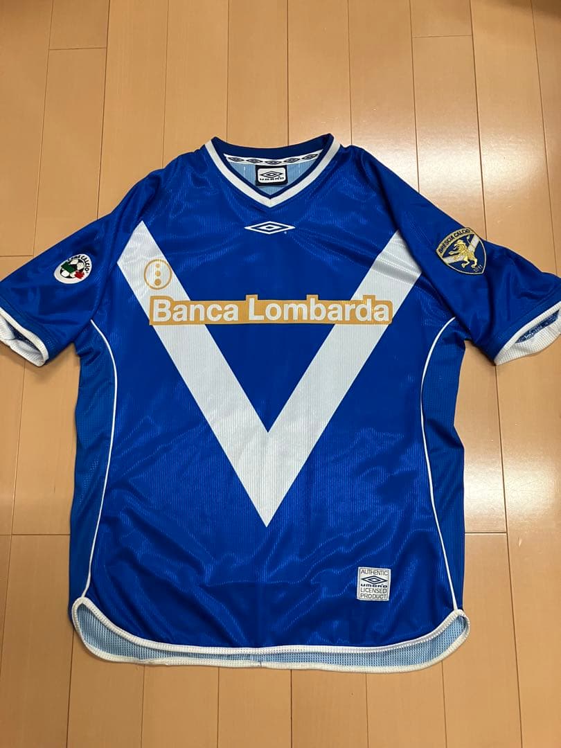 ロベルトバッジョ　ブレシア　オーセンティック　ユニフォーム　サッカー