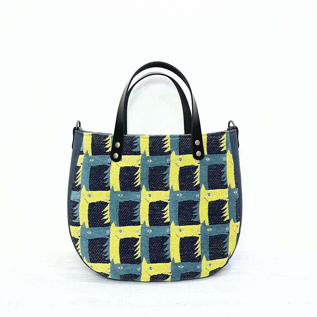 ミナペルホネン　ハンドメイド　トートバッグ　thoroughbred