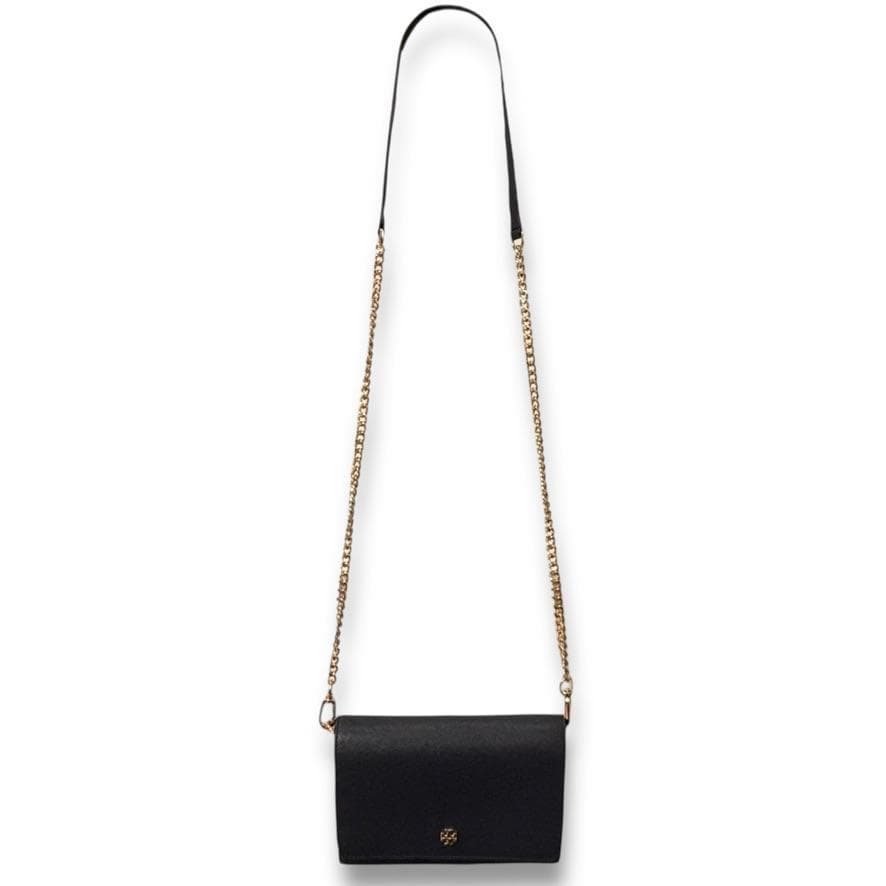 TORY BURCH チェーンウォレット 3WAY ミニバッグ 財布 黒【美品】