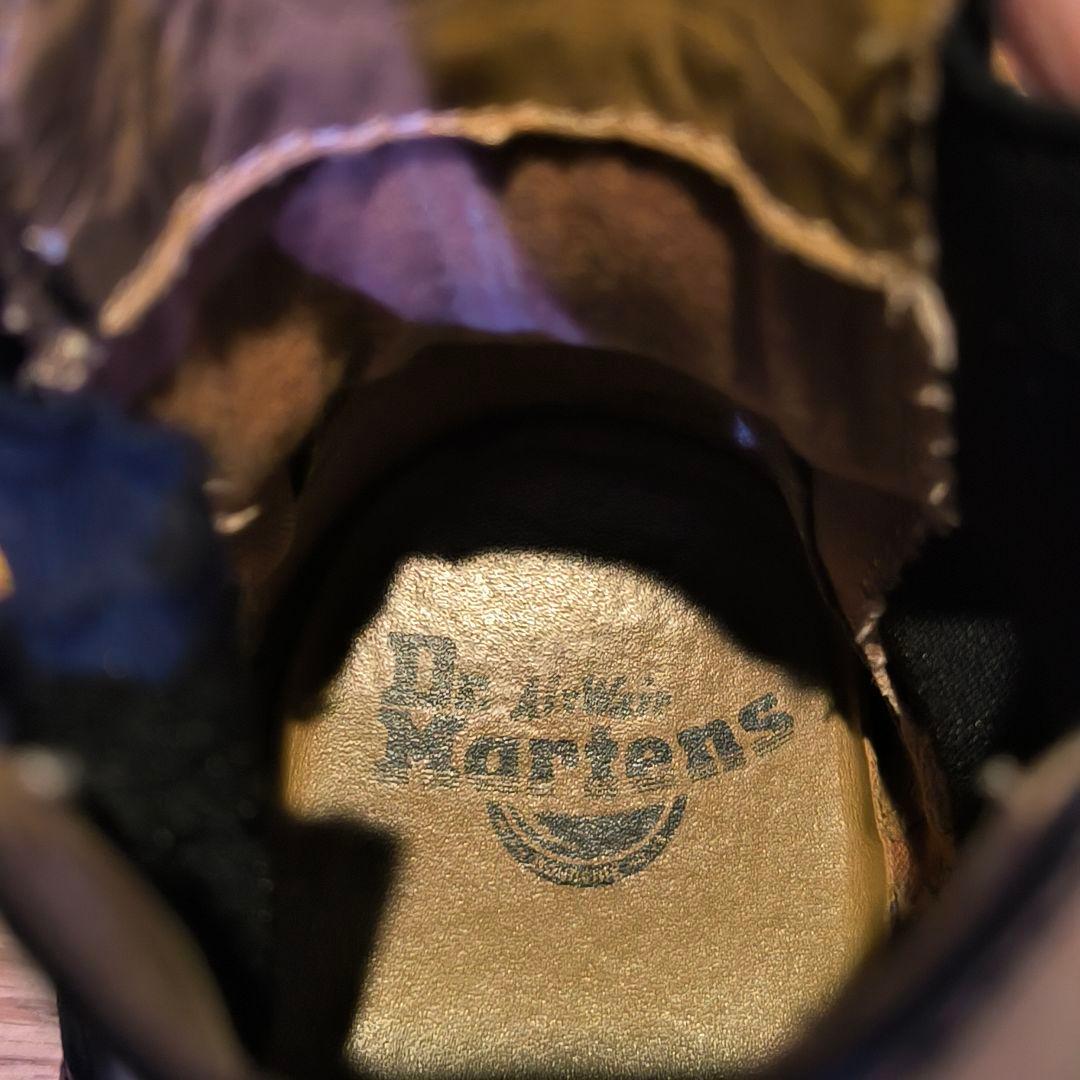 ドクターマーチン　サイドゴアブーツ　ブラック　レザー　uk7