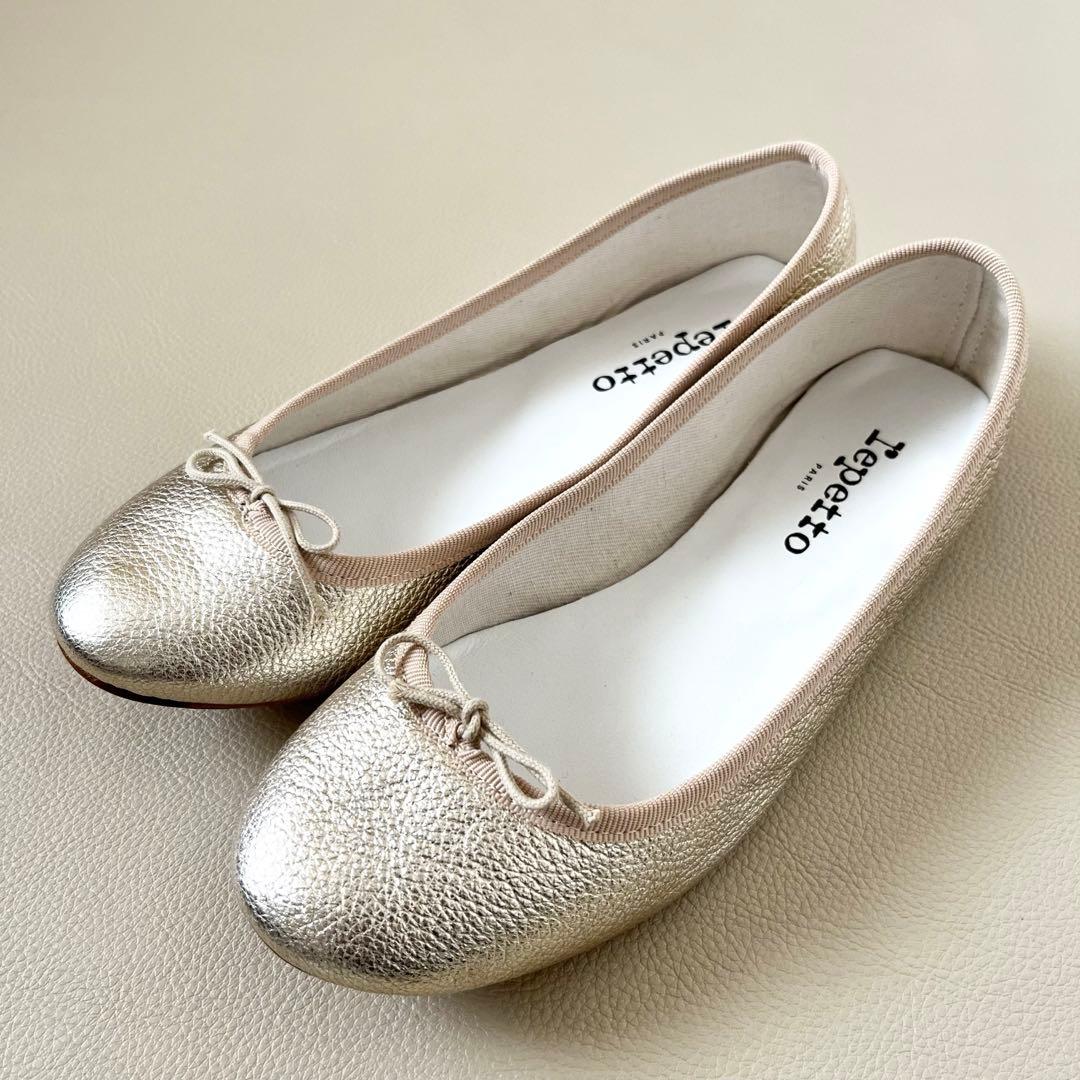 【未使用に近い】レペット サンドリオン Bulle バレエシューズ 23cm相当