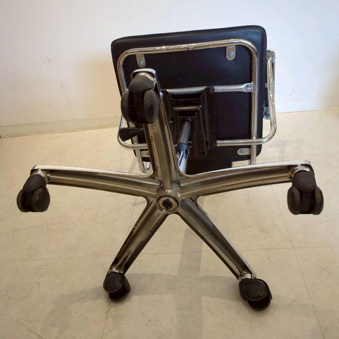 デスクチェア　ワーキングチェア　黒　昇降椅子　キャスター