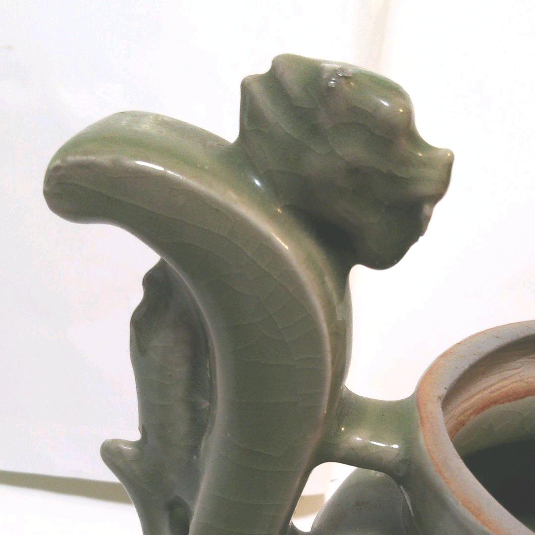 中国青磁 置物