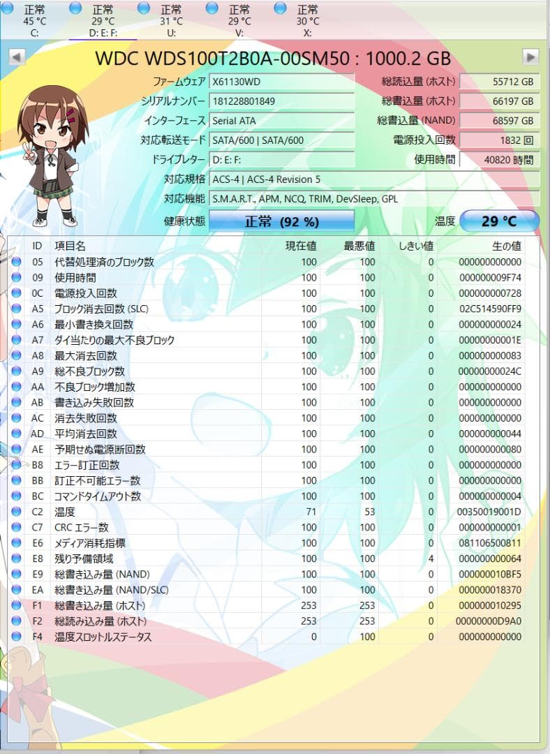 値下げWD Blue SATA SSD 1TB 2.5 WDS100T2B0A