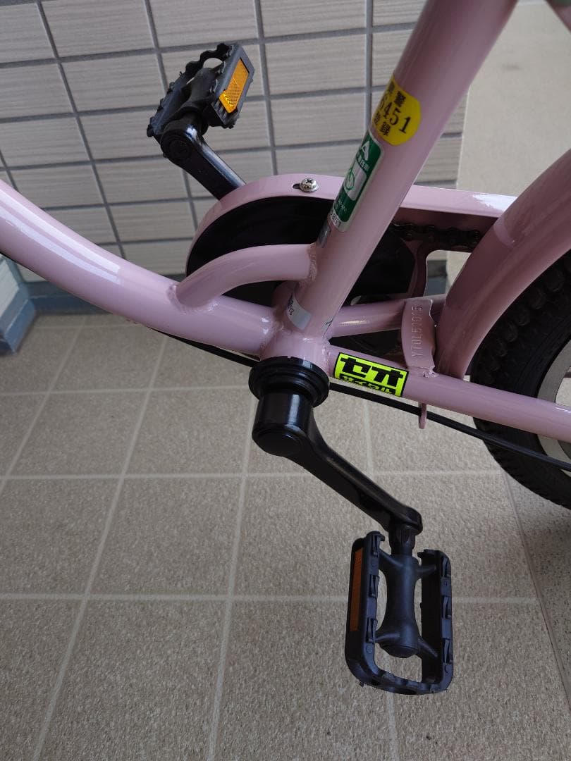 あんな【bikke m ビッケ】子供用自転車 オールドローズ 16インチ