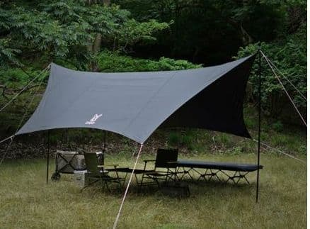 DOD TT5-631-BK ブラック　いつかのタープ キャンプ レジャーBBQ