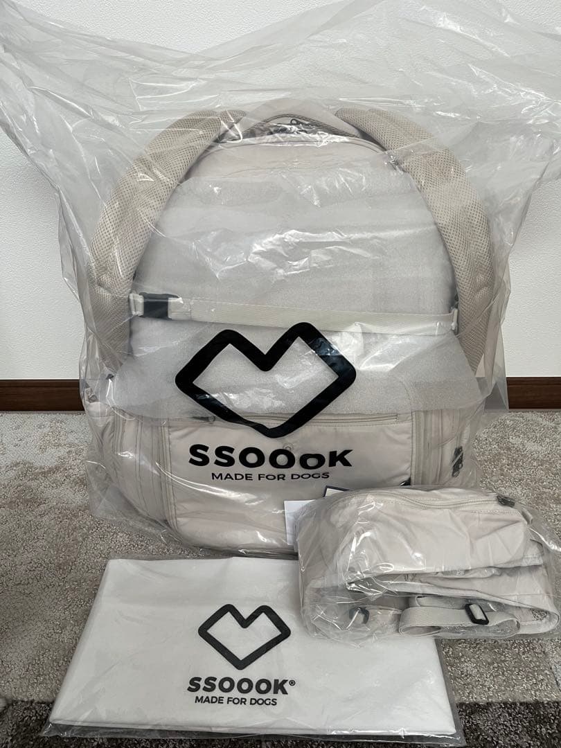 SSOOOK バックパック SO-CA431 Lサイズ ベージュ ブランケット付