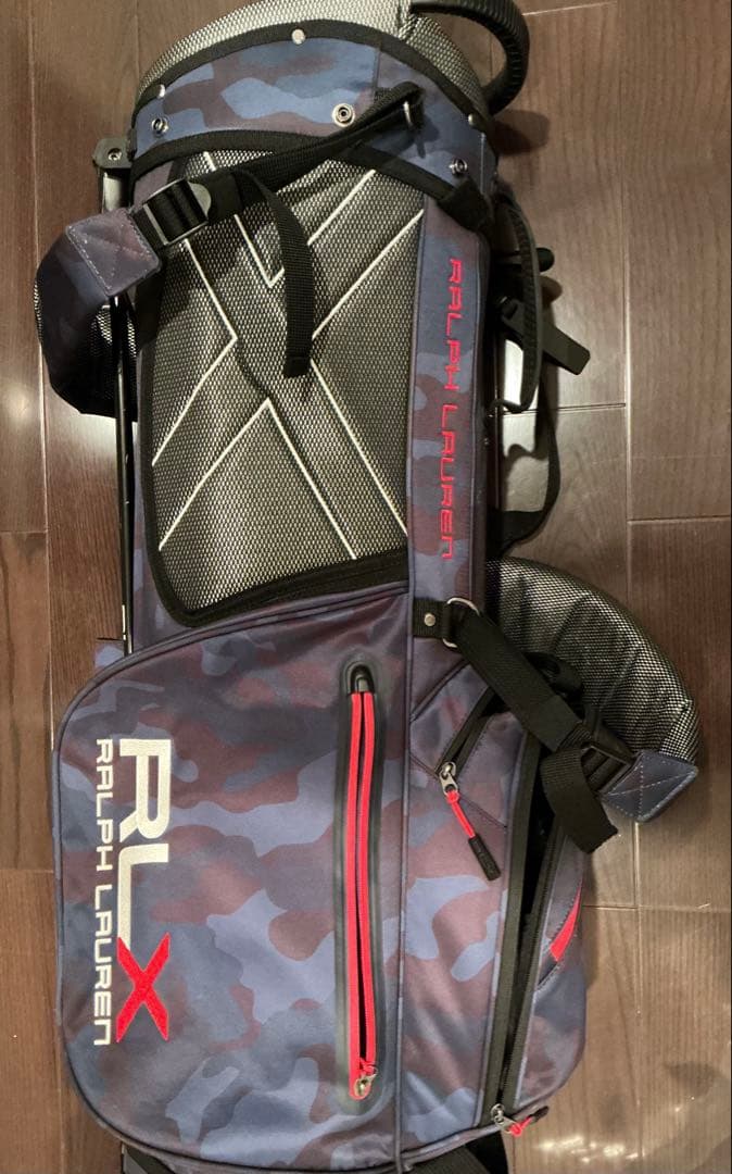 RLX POLO GOLF ポロゴルフ スタンドキャディバッグ ネイビー迷彩柄