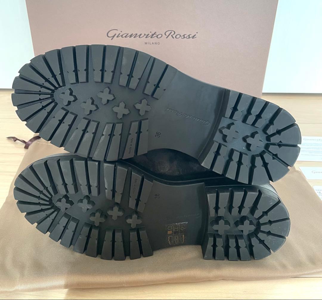 ★限定価格★GIANVITO ROSSI CHESTER スエードブーツ 36