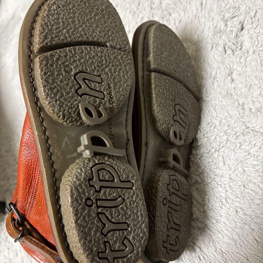 trippen トリッペン BOMB ブーツ 牛革 22.5㎝　シューキーパー付