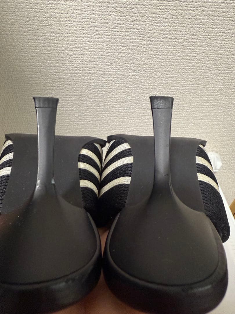 ☆*様 YELLO MONO SNEAKER MULES ブラック/ホワイト M