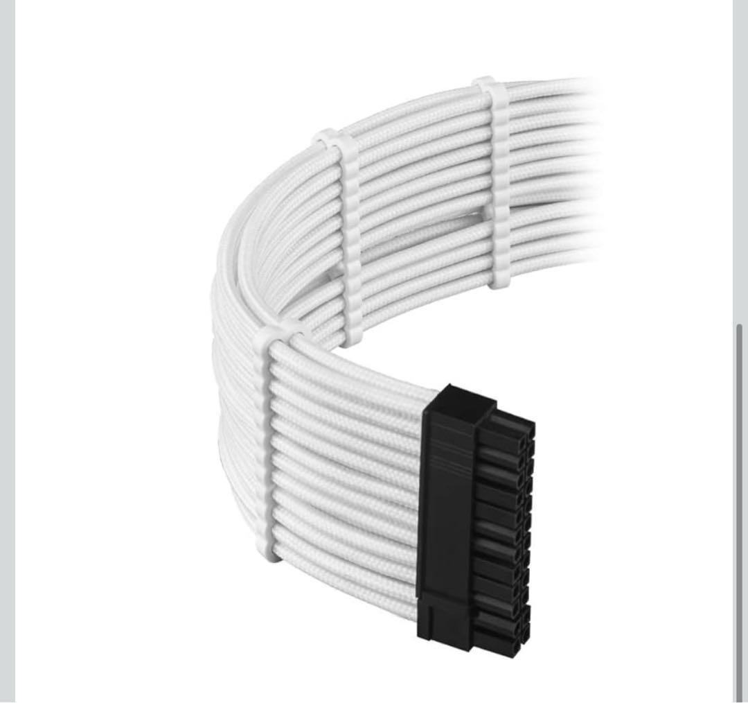 訳あり特価⭐️Cablemod プロシリーズケーブルキット ホワイト 10本セット