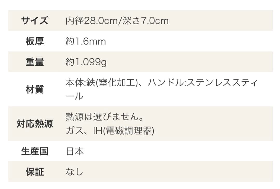 未使用　Vita Craft スーパー鉄 ウォックパン 28cm