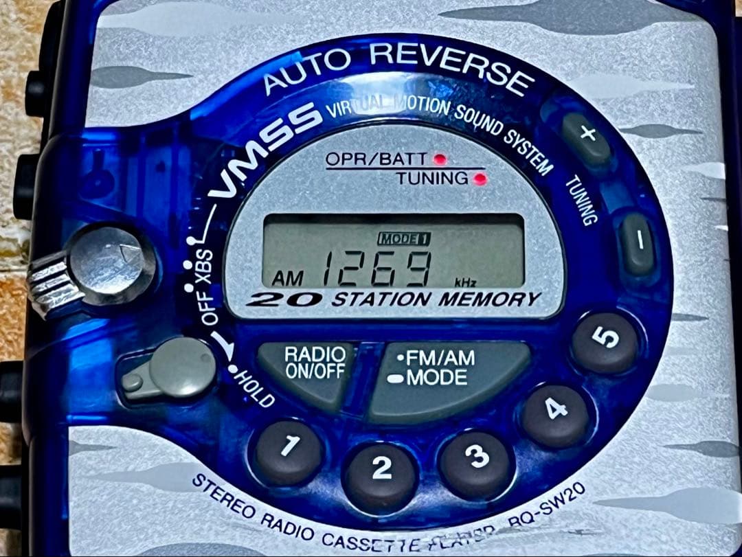 【整備品】Panasonic SHOCKWAVE RQ-SW20 迷彩ブルー