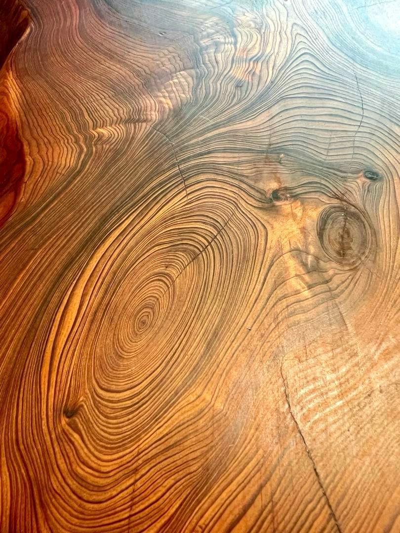 屋久杉　極上品　花台　一枚板