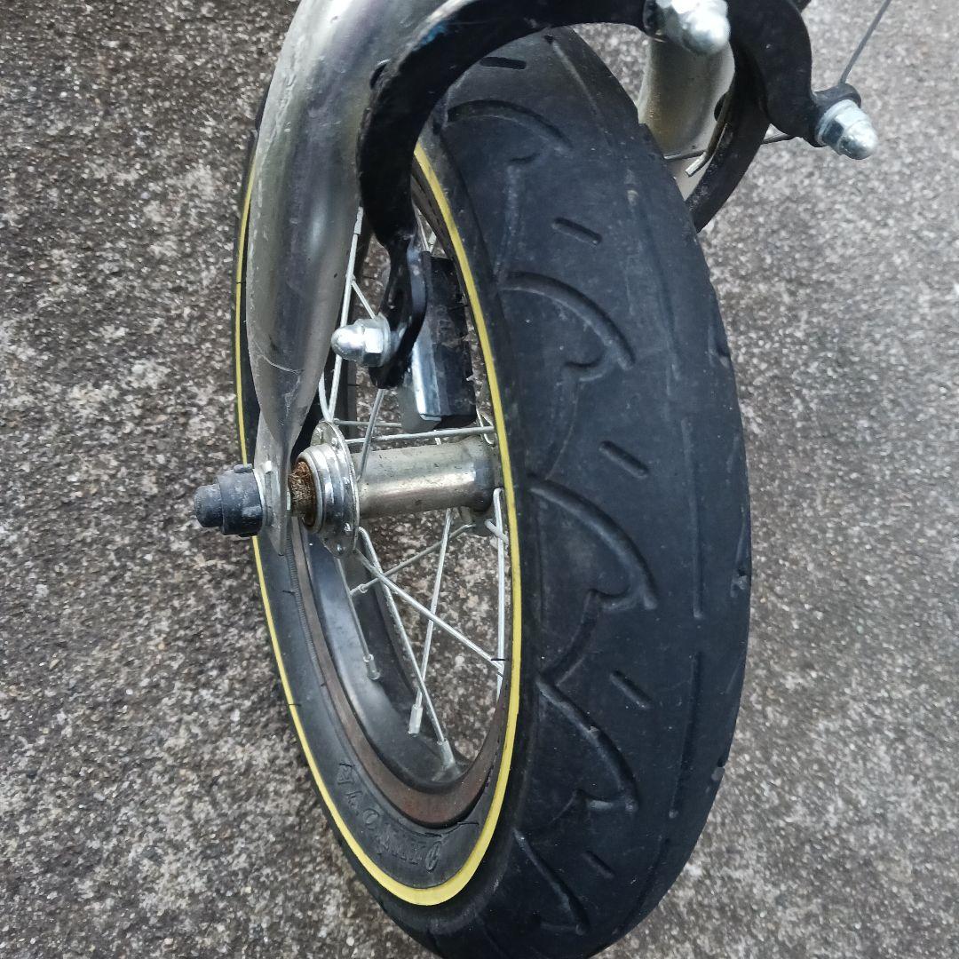 へんしんバイク　12インチ　イエロー　スタンド付き　工具付き　仙台