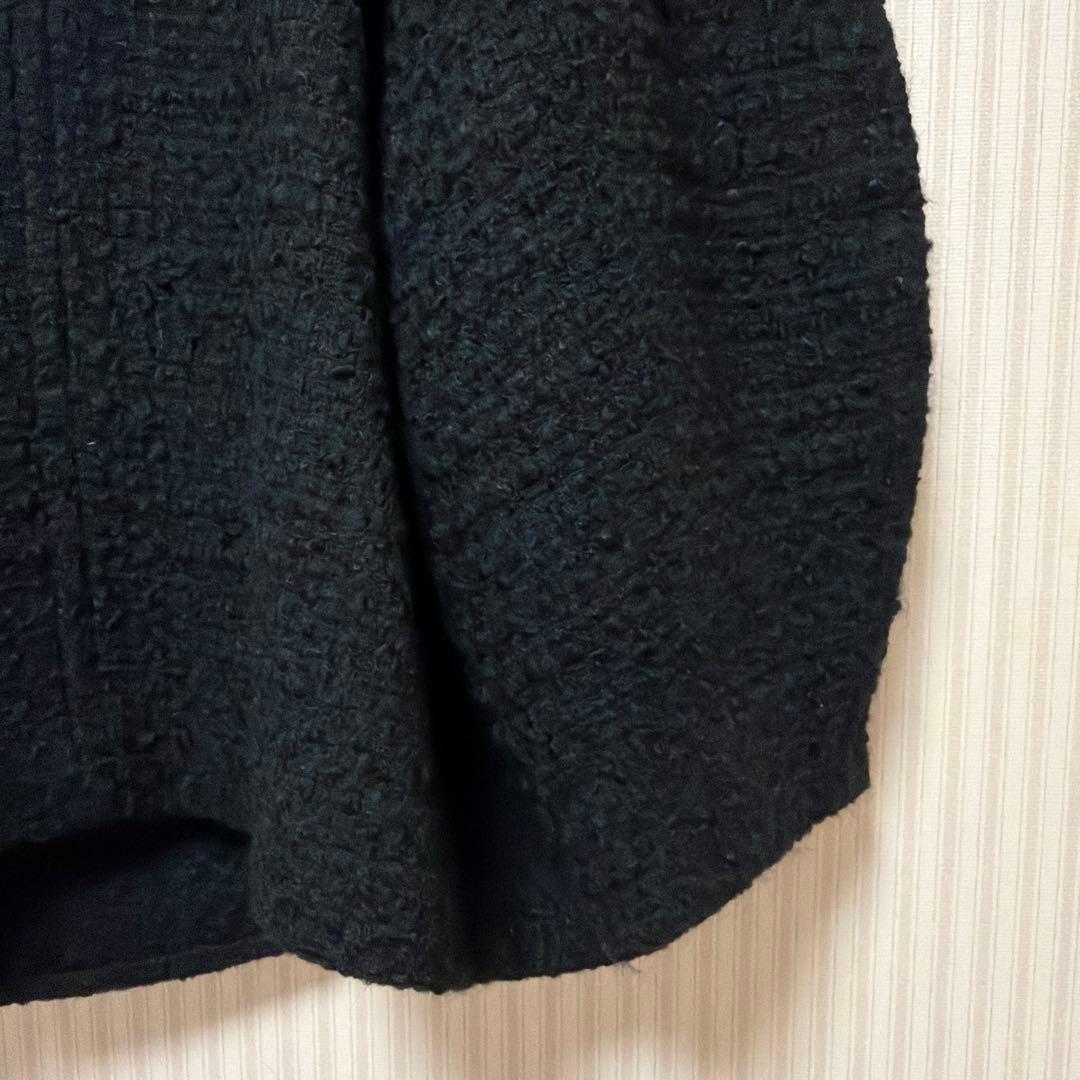 MINAMI TANAKA×CLANE OVER TWEED COATブラック0