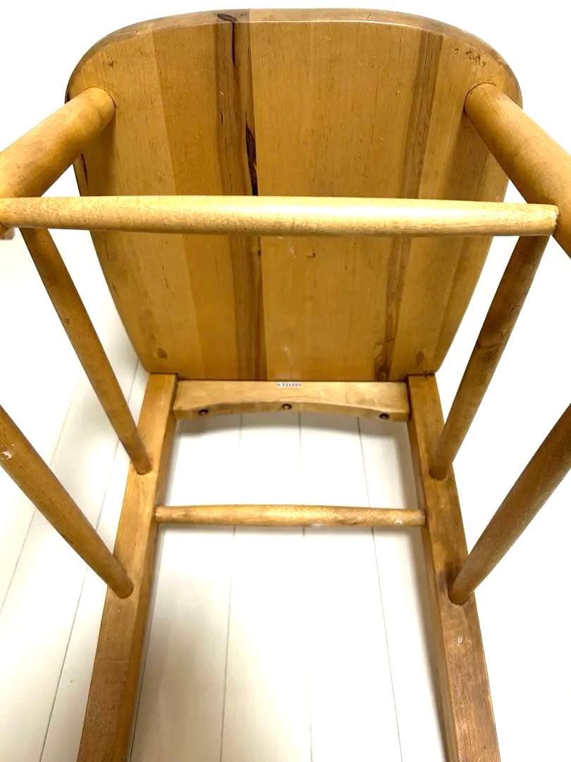 enfant チェア 2脚セット チャーチチェア ブックラック付き