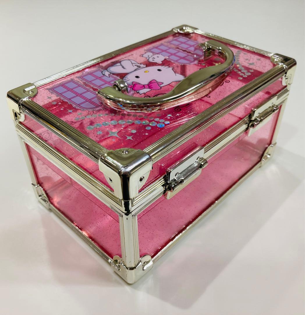 【美品】チャーミーキティ ✨️レア✨️ バニティケース 2005 レア ピンク ラメ