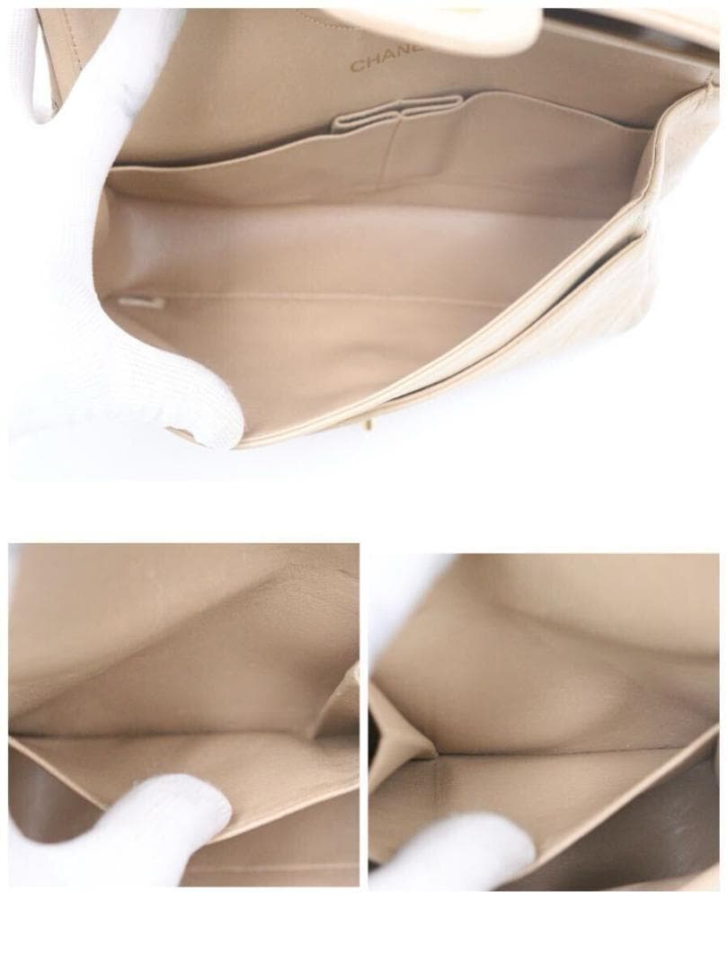 お買い得 CHANEL ダブルフラップ ターンロック ヴィンテージ マトラッセ