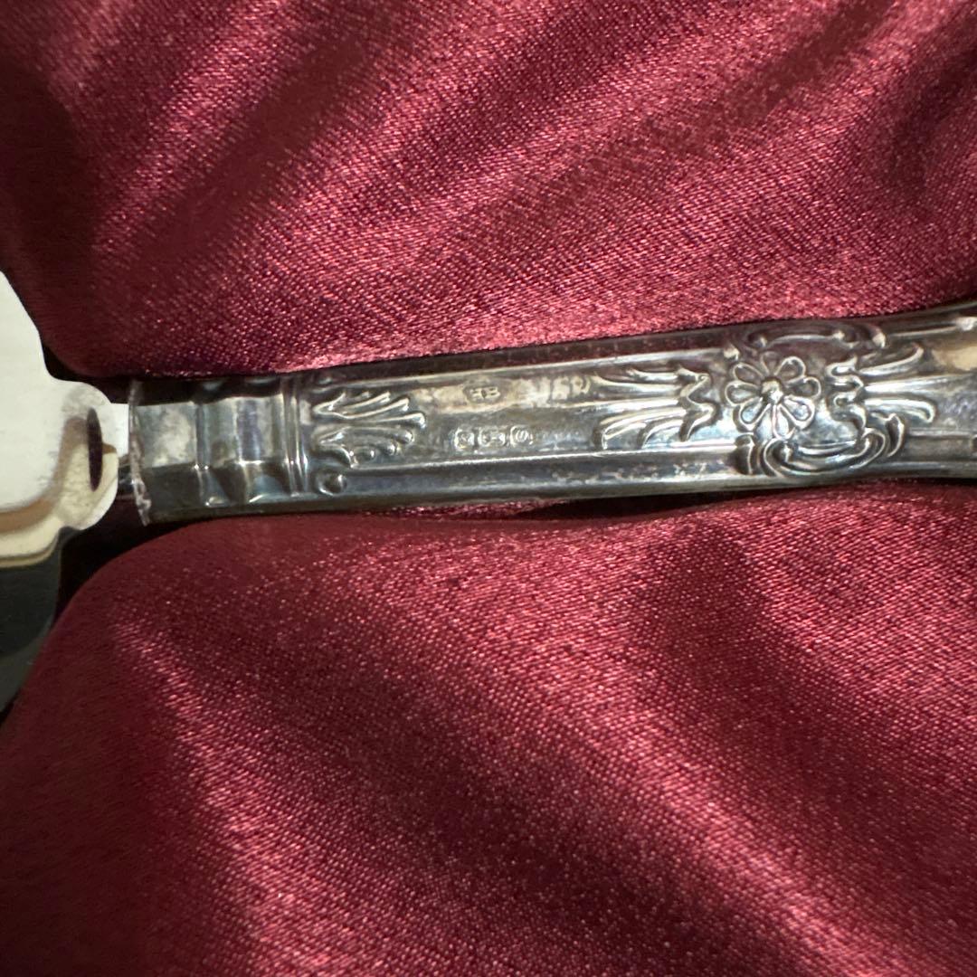 イギリス　カトラリー　シルバー パイサーバー　Harrison Brothers