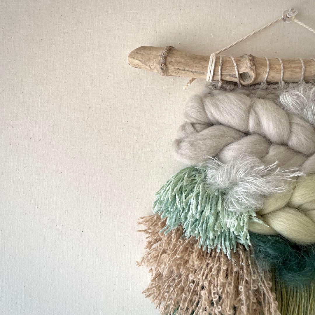 【一点もの】　ウィービング タペストリー 『In the forest, v.』