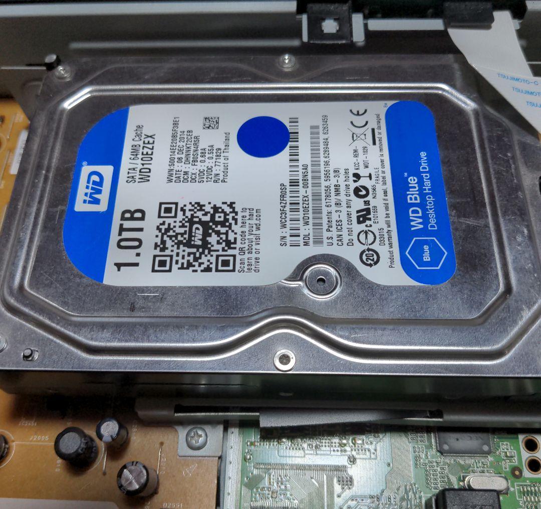 人気！録画時間３倍大増量！安心予防保守！東芝ブルーレイレコーダー　D-BZ510