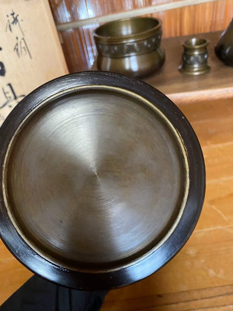 茶道具　皆具　銅製