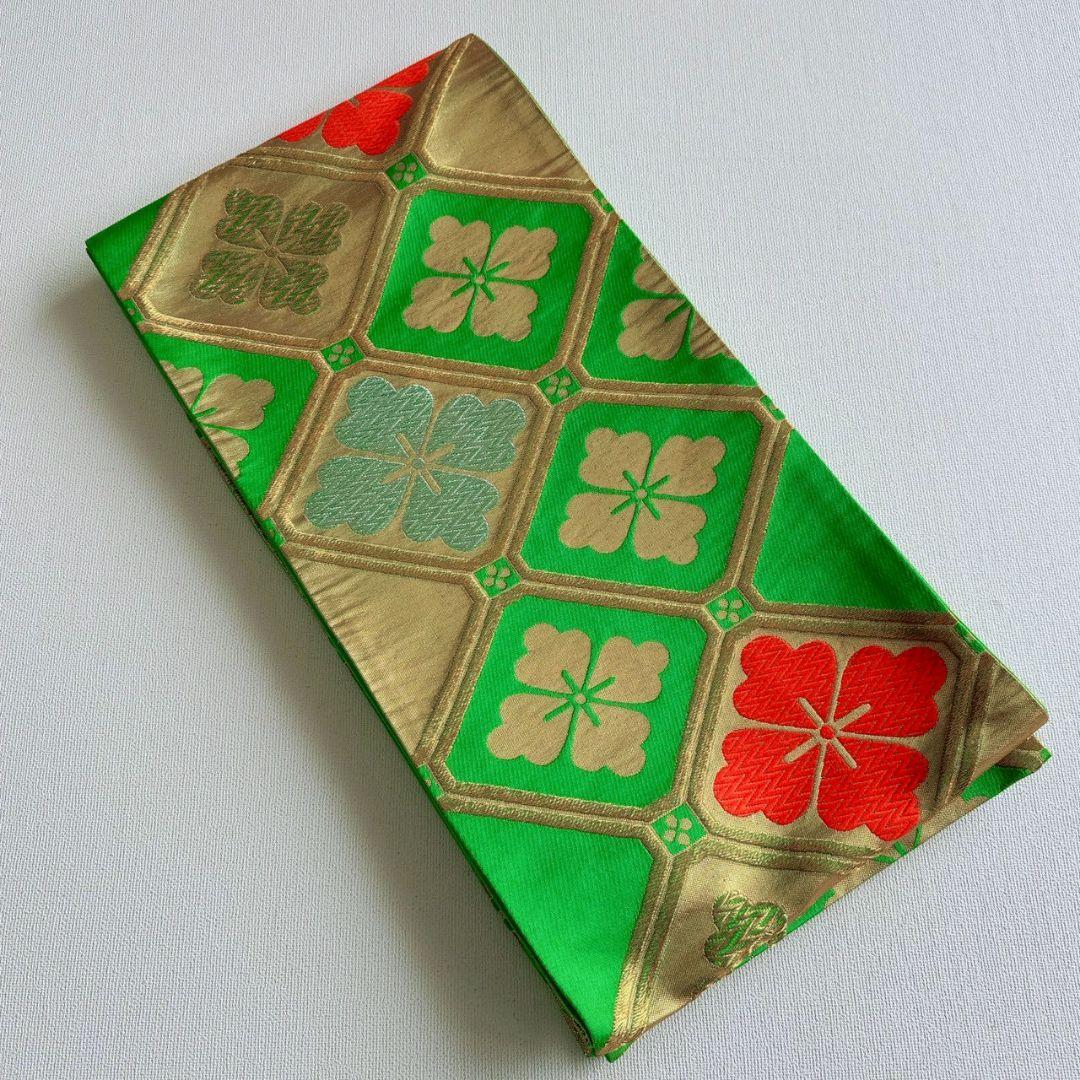 美品　フルセット　七五三　７歳女の子　しぼり柄鼓　緑袋帯　長襦袢付　小物7085