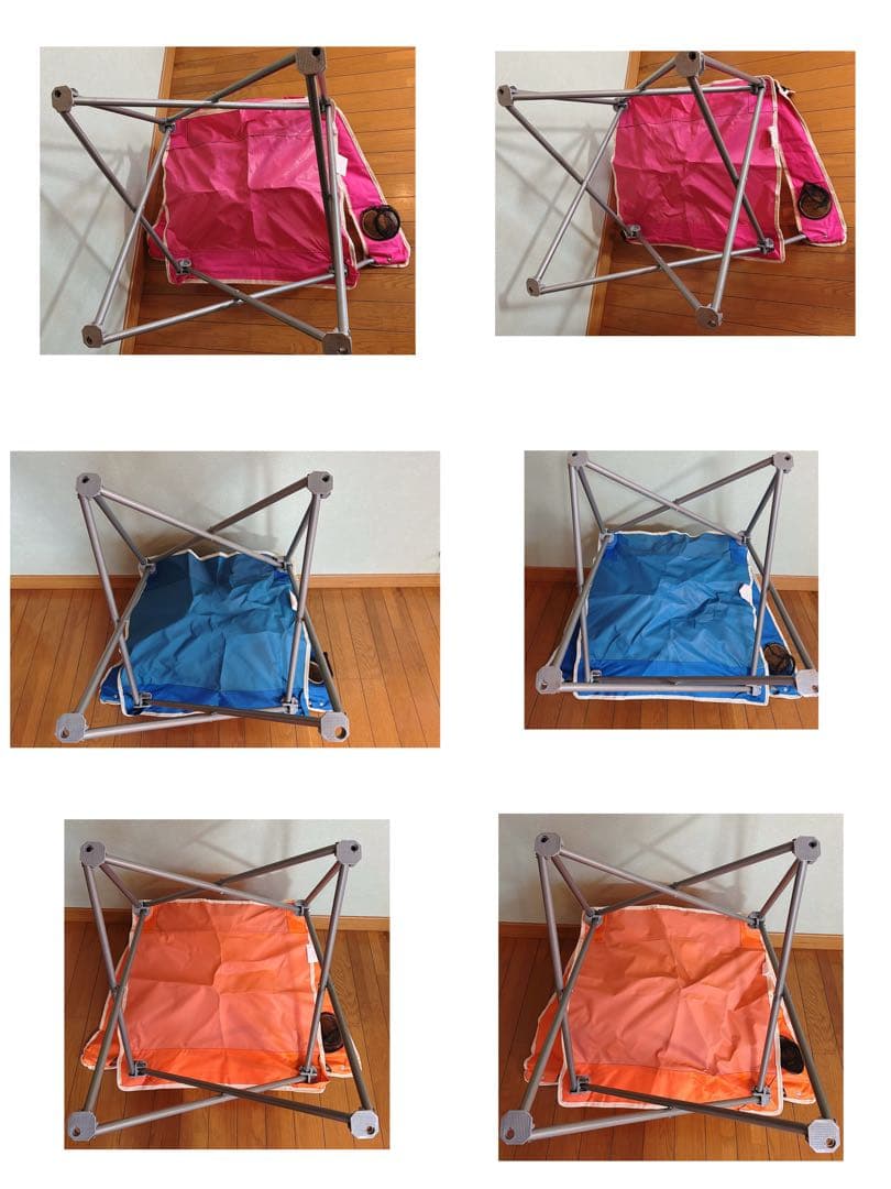 CAPTAIN STAG アウトドアチェア　6脚セット