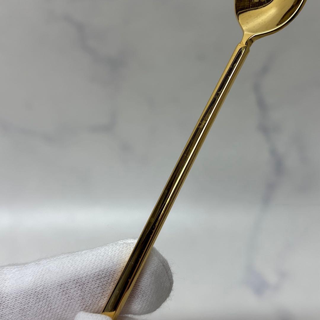 0522 ミキモト　半貴石　カトラリー　スプーン　希少　未使用　※値下げ不可.