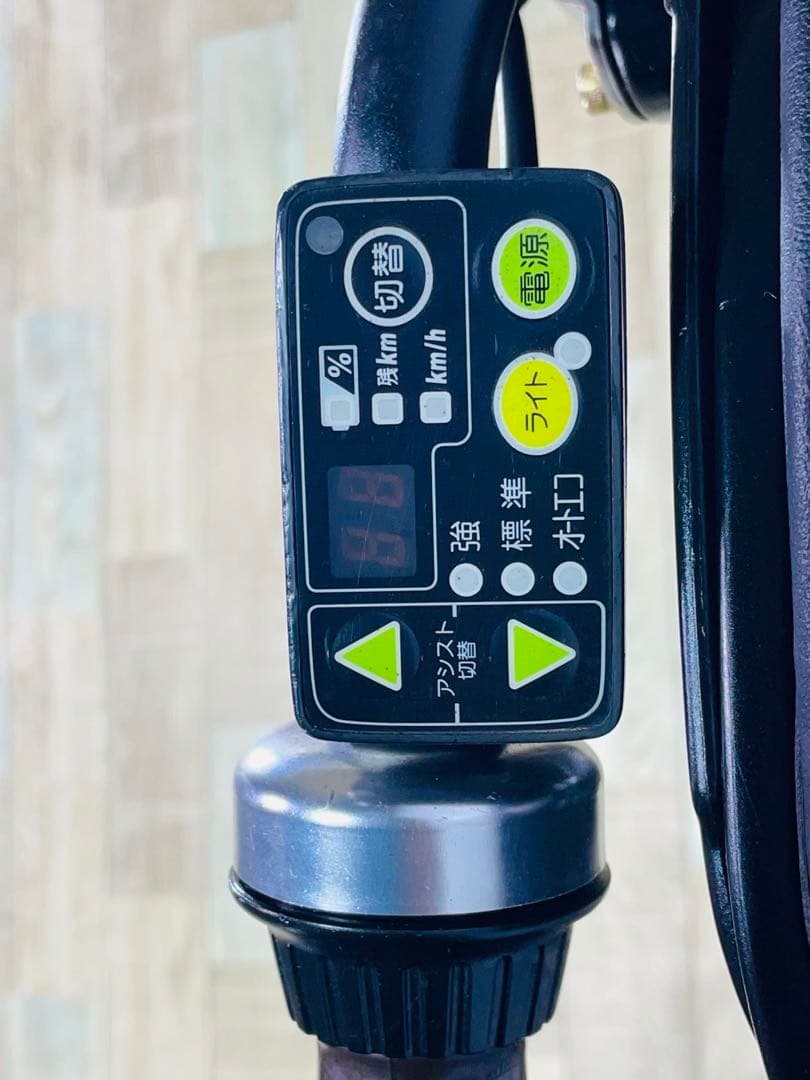 2787ヤマハ12.3アンペア3人乗り対応20インチ子供乗せ　電動アシスト自転車