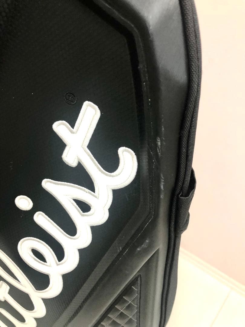 Titleist プレミアムスタンドキャディバッグ　タイトリストブラック／レッド