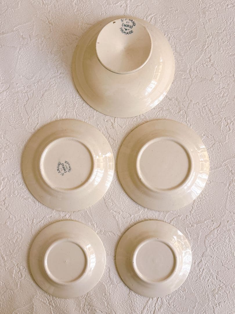 フランスアンティーク　④SaintAmand ラディネット　コンポティエset