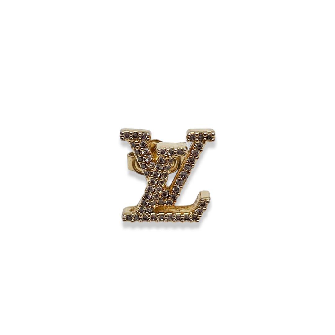 【美品】ルイヴィトン　LVアイコニック　ピアス　ゴールド　M00609 452
