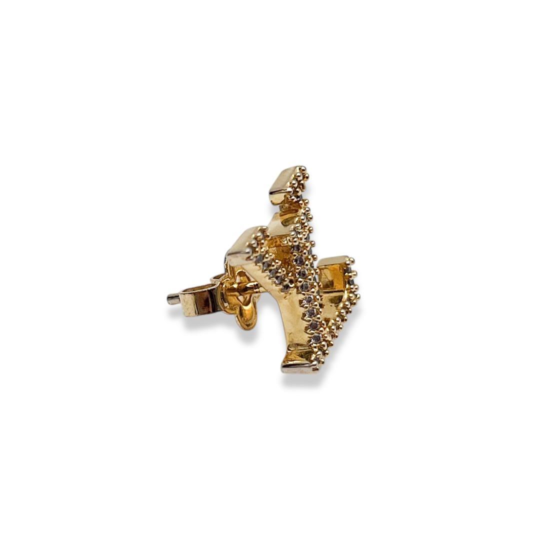 【美品】ルイヴィトン　LVアイコニック　ピアス　ゴールド　M00609 452