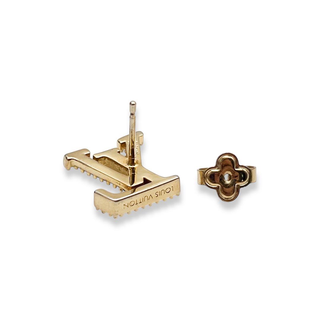 【美品】ルイヴィトン　LVアイコニック　ピアス　ゴールド　M00609 452